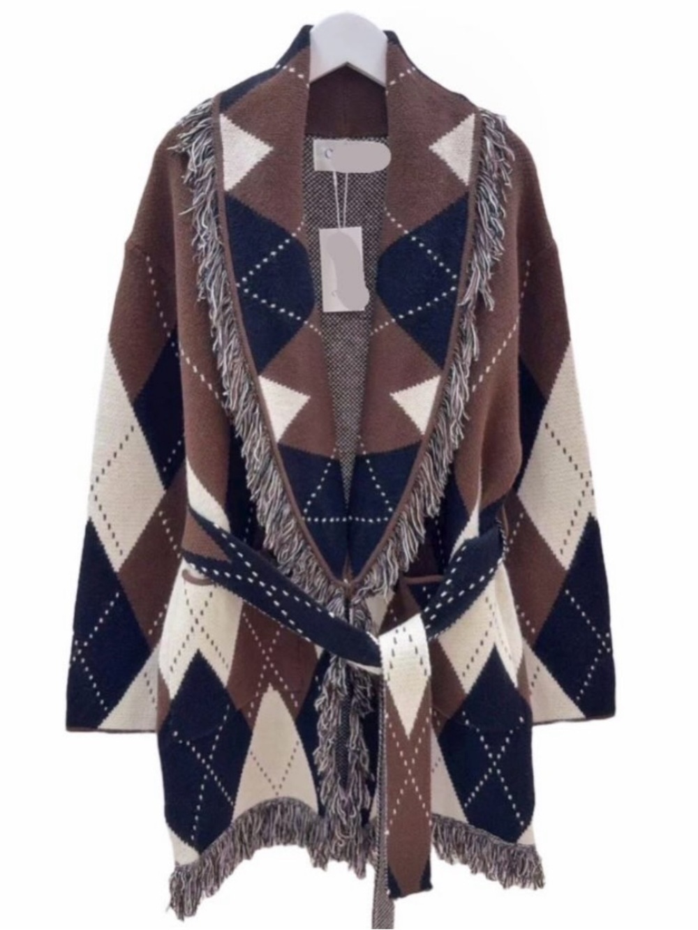 Orlinn Paris Argyle Cardigan